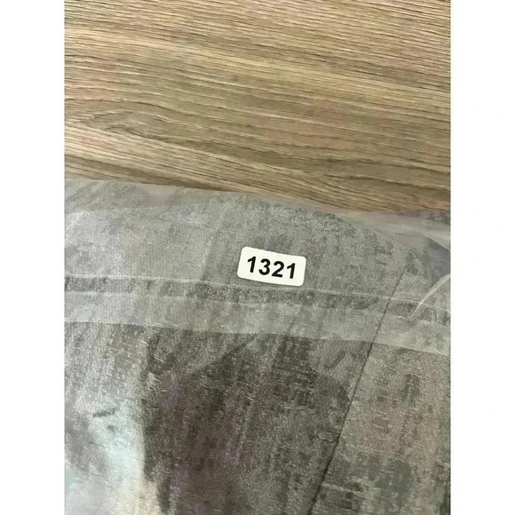 Eileen Fisher Rye Mirage Crinkle Jacquard Silk Cotton Blend Blazer Jacket Sz M - Picture 13 of 13